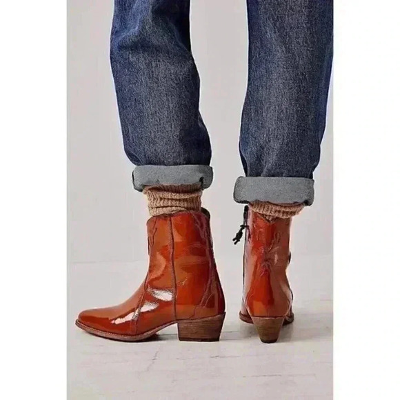 New Free People Frontier Western Boot Size 37 1/2 - Picture 2 of 9